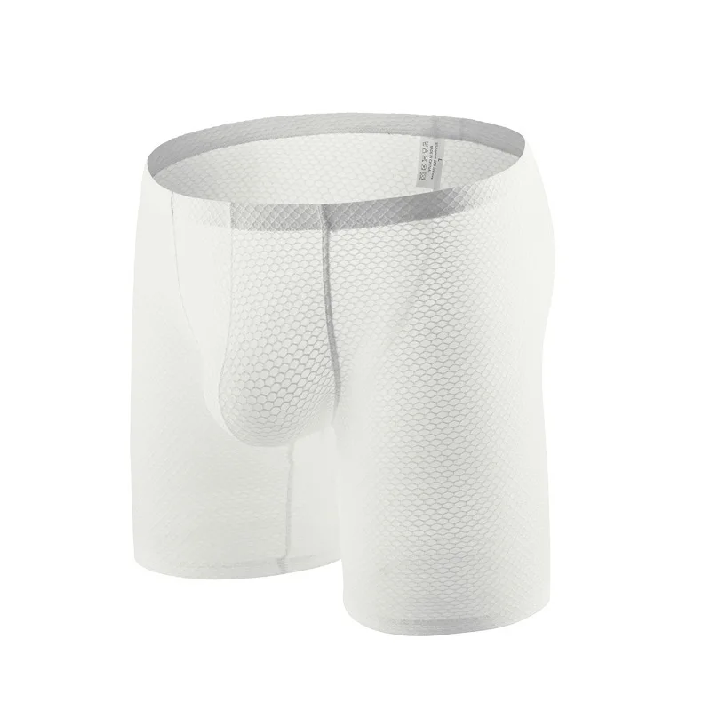 남성용 시스루 복서 반바지 파우치 브리프, 긴 다리 트 - Long Leg Trunk Men 리뷰 및 가격