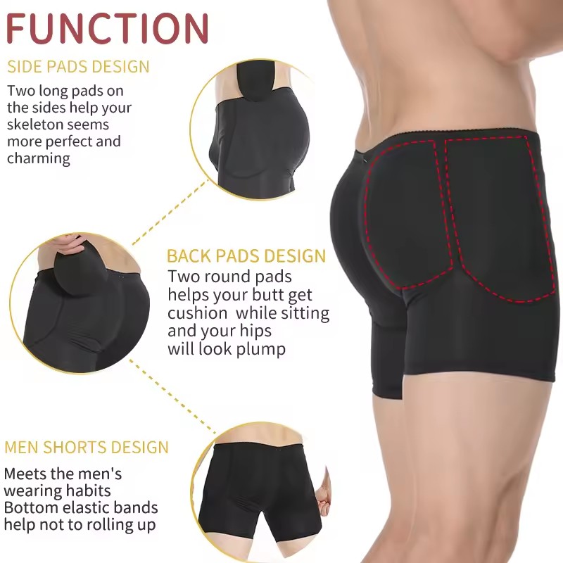 남성 패딩 엉덩이 강화제 부티 부스터 성형 Boysho - Boxer Brief Pack Cotton 리뷰 및 가격