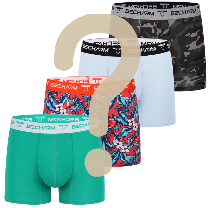 남성용 드로즈 블라인드 박스 4개 세트 (랜덤 색상 속 - Boxer Brief Pack Cotton 리뷰 및 가격