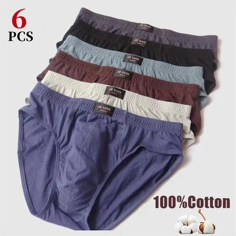 6Pcs/남성 속옷 코튼 중년 남성 팬티 섹시한 복서  - Boxer Brief Pack Cotton 리뷰 및 가격