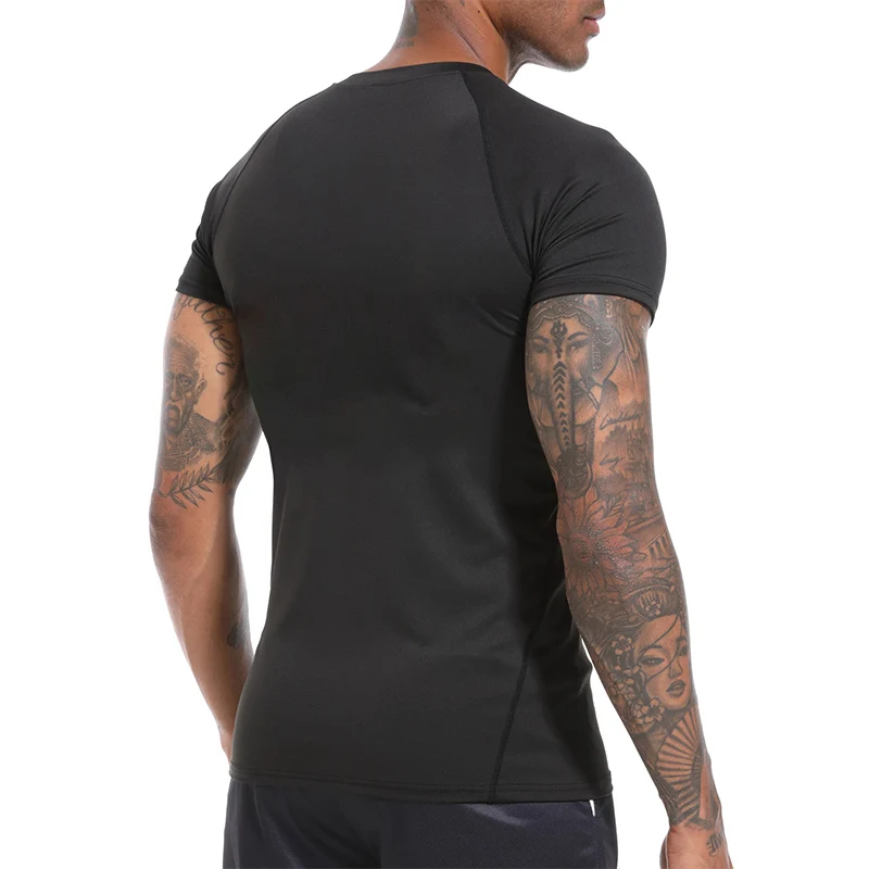 남성용 프린트 컴프레션 셔츠 여름 반팔 래쉬가드 짐 운 - Base Layer Top 리뷰 및 가격